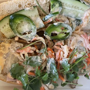 Super Super Restaurant - Combination banh mi - little meat, soaked in mayo, and sweet, chew bread (yuck) - Vietnamese Near Me - Berkeley, California Super Super Restaurant - Combination banh mi - little meat, soaked in mayo, and sweet, chew bread (yuck) - Vietnamese Near Me - Berkeley, California