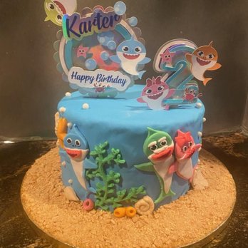 Maria's Cakes for all occasions - Baby shark themed birthday - Custom Cakes Near Me Maria's Cakes for all occasions - Baby shark themed birthday - Custom Cakes Near Me