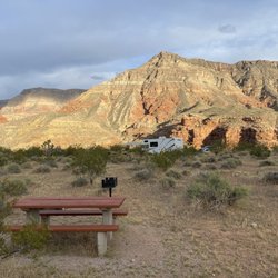 Virgin River Campgrounds - Our camping site. May, 2024.
