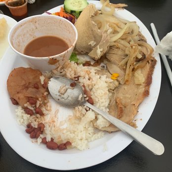 Florida Restaurant - Lechon with white rice and beans. - Cuban Near Me - Downey, California Florida Restaurant - Lechon with white rice and beans. - Cuban Near Me - Downey, California