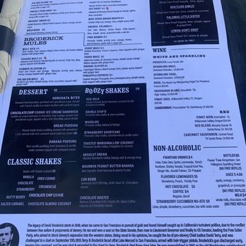Broderick - Walnut Creek - Menu - Gastropubs Near Me - Walnut Creek, California