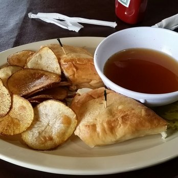 Mom's Cafe - The French Dip. Sad little sandwich. - Breakfast & Brunch Near Me - Allen, Texas