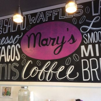 Mary's Cafe - Entry sign - Coffee & Tea Near Me - Austin, Texas