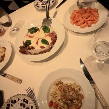 Carbone - veal parmesan, fettuccine con funghi, vodka pasta - Italian Near Me - Las Vegas, Nevada Carbone - veal parmesan, fettuccine con funghi, vodka pasta - Italian Near Me - Las Vegas, Nevada