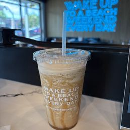 Special drink: Vanilla smoothie with a shot of espresso!  Yum.
