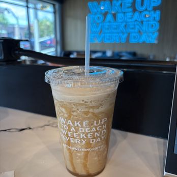 Beach Weekend Coffee - Special drink: Vanilla smoothie with a shot of espresso!  Yum. - Coffee & Tea Near Me - Fort Walton Beach, Florida