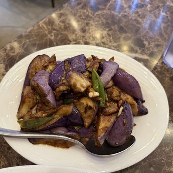 Joe's Shanghai - Eggplant with Garlic Sauce and pork - Shanghainese Near Me - New York, New York Joe's Shanghai - Eggplant with Garlic Sauce and pork - Shanghainese Near Me - New York, New York
