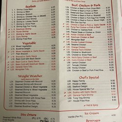 Hong Kong Chinese Restaurant - Menu 06/22