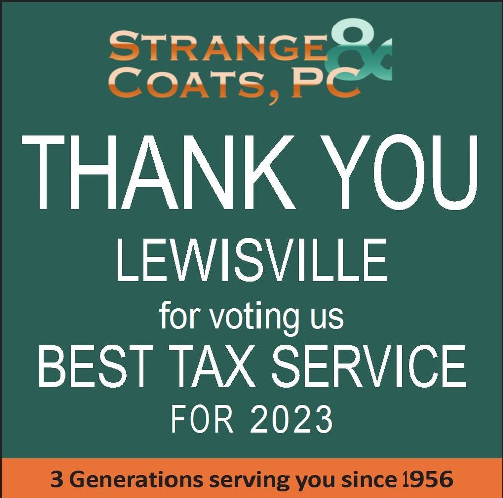 STRANGE & COATS, PC Updated April 2024 140 E Main St, Lewisville