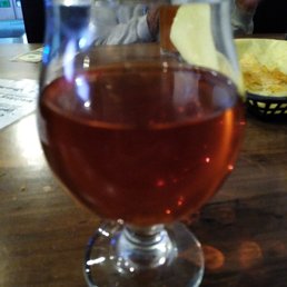 Sour raspberry. Not my normal stout, but very good.