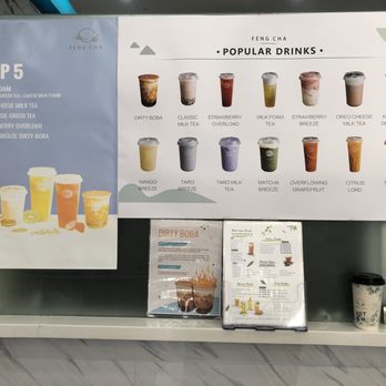Feng Cha Teahouse - The drinks - Bubble Tea Near Me - Costa Mesa, California