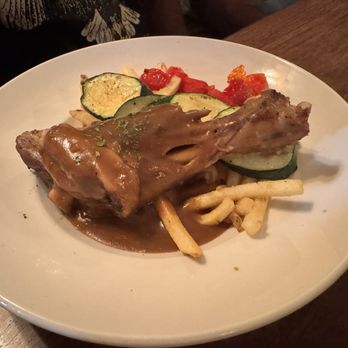 Bard and Banker - Braised Lamb Shank with French fries - Pubs Near Me - Victoria, British Columbia Bard and Banker - Braised Lamb Shank with French fries - Pubs Near Me - Victoria, British Columbia