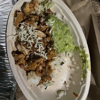 Chipotle Mexican Grill - This was the bowl. And no I hadn't started eating yet. - Mexican Near Me - Irvine, California