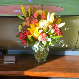 A beautiful birthday bouquet.