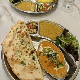 Chicken Tikka Thali Chicken Tikka Thali