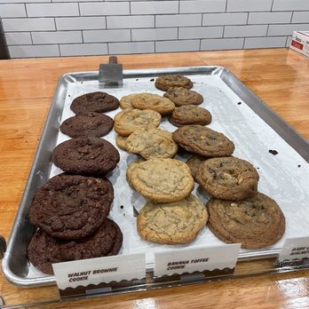 Butter Pecan Bakeshop - Cookies with nuts- walnut brownie, banana toffee, dark chocolate walnut - Bakeries Near Me - Vallejo, California Butter Pecan Bakeshop - Cookies with nuts- walnut brownie, banana toffee, dark chocolate walnut - Bakeries Near Me - Vallejo, California