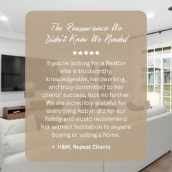 Robyn Porter - Long & Foster Real Estate - Grateful & thankful for repeat clients.