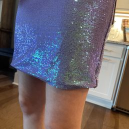 Bad hem on $430 dress.