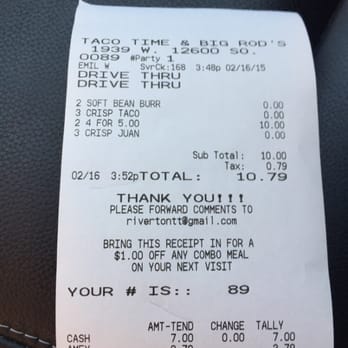 Taco Time - 13 Reviews - Mexican - 1939 W 12600 S Riverton Ut - Restaurant Reviews - Phone Number - Menu