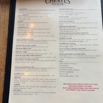 Cheryl’s on 12th - Menu - Breakfast & Brunch Near Me - Portland, Oregon