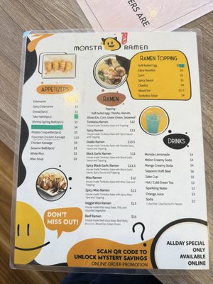 Menu photo 8 Monsta Ramen San Diego, CA Menu photo 8 Monsta Ramen San Diego, CA