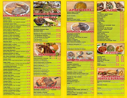 Menu photo 5 La Capital Del Sabor San Antonio, TX