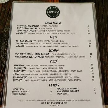 Pizzeria Bianco - Food Menu - Italian Near Me - Phoenix, Arizona Pizzeria Bianco - Food Menu - Italian Near Me - Phoenix, Arizona