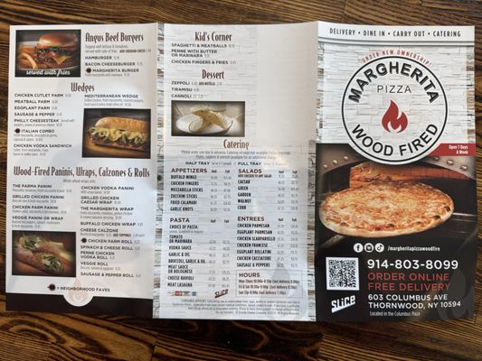 Menu photo 1 MARGHERITA PIZZA Thornwood, NY Menu photo 1 MARGHERITA PIZZA Thornwood, NY