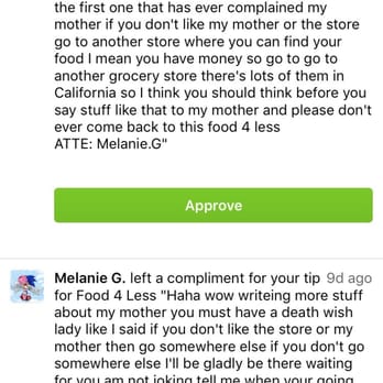 Food4Less - I have someone from the store threatening me because I made a comment about their work... Haha. Just proves my point more. - Grocery Near Me - Anaheim, California