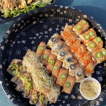Green Leaf Sushi - Aburi combo - Sushi Bars Near Me - Vancouver, British Columbia
