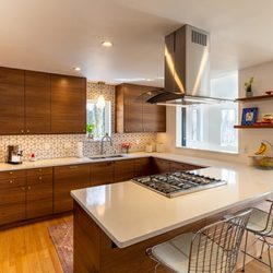 RW Shaw Construction Services - Gorgeous kitchen remodel using IKEA frames & semihandmade door/drawer fronts.