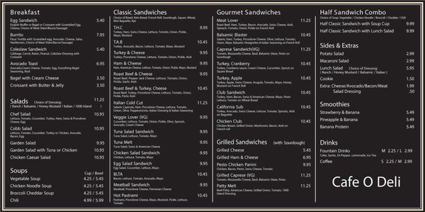 Menu photo 3 Cafe O Deli Irvine, CA