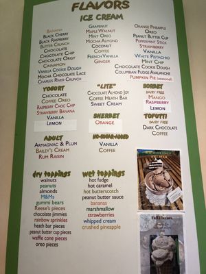 Menu photo 4 Lizzy's Homemade Ice Cream Waltham, MA Menu photo 4 Lizzy's Homemade Ice Cream Waltham, MA
