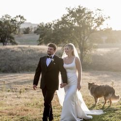 Both Jenna and her sister are our brides. The family became like our family. Jenna wore a satin, square neckline wedding dress. gorgeous!