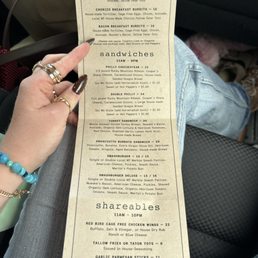Menu Menu