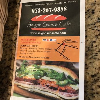 Saigon Subs & Café - Vietnamese Near Me - Morristown, New Jersey