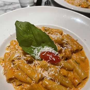 Serafina Times Square - Spicy Penne alla Vodka - Italian Near Me - New York, New York
