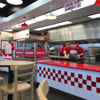 Five Guys - the inside of a fast food restaurant - Burgers Near Me - Greer, South Carolina Five Guys - the inside of a fast food restaurant - Burgers Near Me - Greer, South Carolina