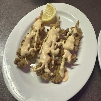 Asiatico Waterfront Sushi - Calamari Skewers - Sushi Bars Near Me - Newport, Oregon Asiatico Waterfront Sushi - Calamari Skewers - Sushi Bars Near Me - Newport, Oregon