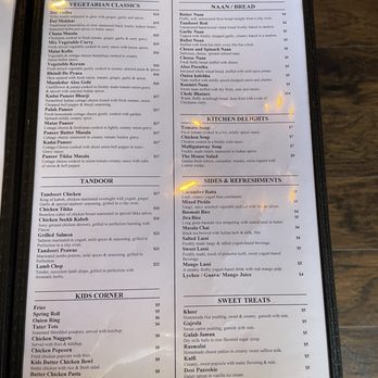 White Tiger Indian Restaurant - Menu - Indian Near Me - Richmond, Virginia