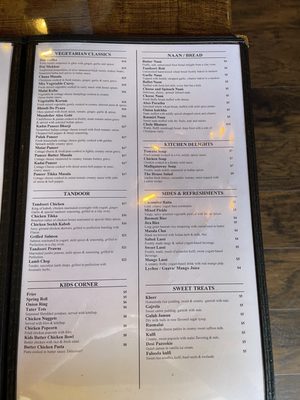 Menu photo 1 White Tiger Indian Restaurant Richmond, VA