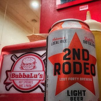 BubbaLu's - Grabbed a local brew with my lunch. - Burgers Near Me - Hot Springs, Arkansas