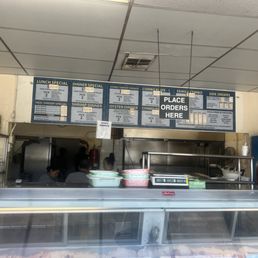 Menu with their latest prices.  They should invest in a digital menu board or reflect the latest prices online.