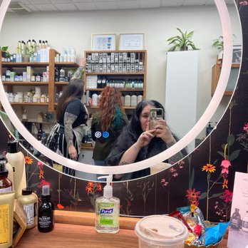 HEX Hair Studio - Watching these beautiful ladies mix up my color. - Hair Salons Near Me - Las Vegas, Nevada HEX Hair Studio - Watching these beautiful ladies mix up my color. - Hair Salons Near Me - Las Vegas, Nevada