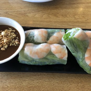 Viet Noms - Called salad rolls but have shrimp. Served with a great peanut sauce. Get it! - Vietnamese Near Me - Livermore, California Viet Noms - Called salad rolls but have shrimp. Served with a great peanut sauce. Get it! - Vietnamese Near Me - Livermore, California