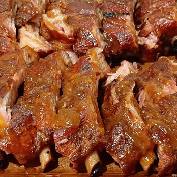 Chaney's Catering - Apricot Bourbon BBQ Ribs - Caterers Near Me