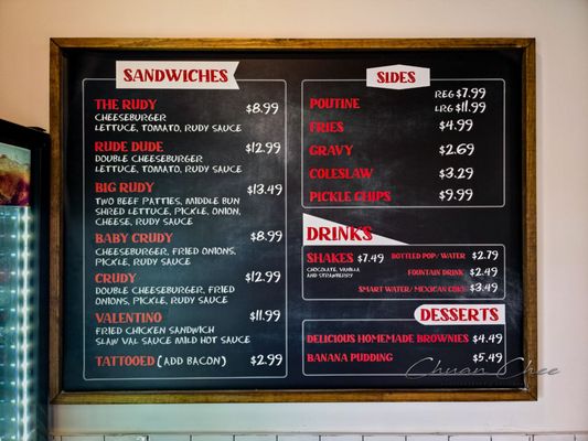 Menu photo 3 Rudy St. Catharines, ON Menu photo 3 Rudy St. Catharines, ON