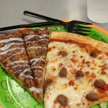 Chuck E. Cheese - The best of the three varieties of pizzas....and the cinnamon crusty dessert pizza. - Pizza Near Me - Stevenson Ranch, California
