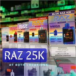 Cloud House - RAZ 25,000 Puff Device.