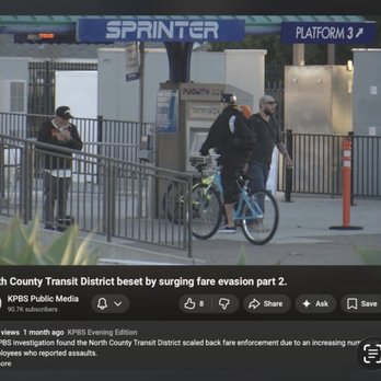 Sprinter - NCTD's newsworthy incompetence finally made it to the 6 o'clock news thanks to me - Trains Near Me - Oceanside, California Sprinter - NCTD's newsworthy incompetence finally made it to the 6 o'clock news thanks to me - Trains Near Me - Oceanside, California